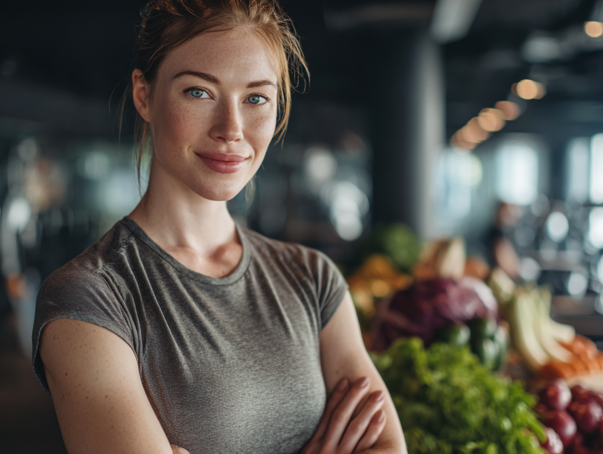 Zrównoważony trening - kobieta wykonująca ćwiczenia z ciężarkami